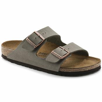 Dámské Arizona Birkenstock Birkibuc Šedé | CZ 61RVD